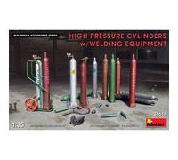 Maquette Diorama High Pressure Cylinders W/welding Equipment |miniart|35618| 1:3