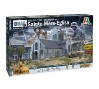 Italeri Maquette 6199 Battle of Normandy St.-Mère-Église 1:72 – Kit plastique fidèle aux détails