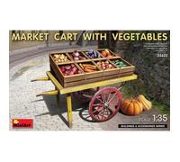 Maquette Diorama Market Cart With Vegetables - Miniart 35623
