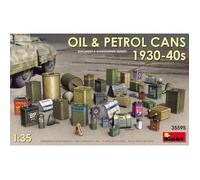 Maquette Diorama - MINIART - Bidons d'Huile et de Pétrole 1930-40s - 1:35 - Accessoires Armées