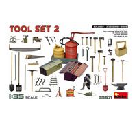 Maquette Diorama Tool Set 2 |miniart|35671| 1:35 Maquette Char Promo