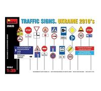 Maquette Diorama Traffic Signs - Miniart - 1/35ème - Ukraine 2010's