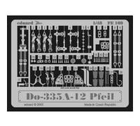 MAQUETTE DO 335 A 12 PFEIL TAMIYA1/48 EDUARD FE169