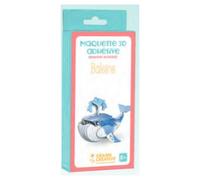 Maquette en bois 3D Baleine à assembler - Idéal pour enfants à partir de 6 ans