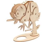 Maquette en bois 3D - Panda - 35 pièces - 10 x 8,5 x 3,5 cm Beige