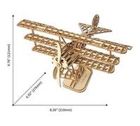 ROBOTIME Puzzle 3D ROKR TG301 Avion en bois