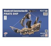 Maquette en bois - Bateau pirate Marron G