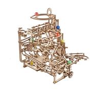 Puzzle 3D en bois - UGEARS - Circuit de billes avec 10 billes - Maquette à construire - 315 pièces