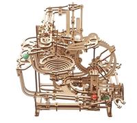 UGEARS - Circuit à billes en bois Palan 3 étages Maquette mécanique doré Enfants 70157