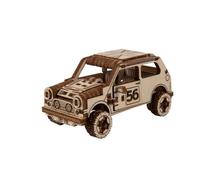 Maquette en bois : rally car 1 : Mini Cooper