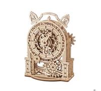 UGEARS Réveil mécanique puzzle 3D en bois – Maquette à construire – Pour adultes et enfants