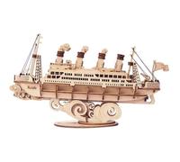 Maquette en bois Robotime 3D Puzzle Cruise Ship - Rolife - 145 pièces - Pour adultes et enfants