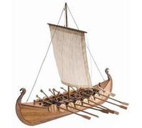 Artesanía Latina – Maquette de bateau en bois Drakkar Viking Modèle 19001N, 1:75, Niveau Débutant