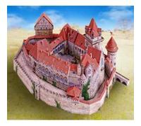 Puzzle 14 Pièces Maquette En Carton : Château De Kreuzenstein