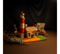 Maquette en carton de phare géant