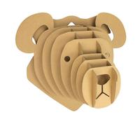 Maquette En Carton Trophée Ours 32 X 28 X 18 Cm