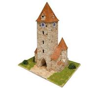Tour Ostentor (Regensburg - Allemagne) - Ech 1/110 - 3300 pcs - 26 x 21 x 34,5 cm - Dif 6,5/10 Aedes