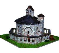 Basilique Santa Maria de Eunate (Espagne) - Ech 1/150 - 2600 pcs - 27 x 35 x 18,5 cm - Dif 7,5/10 Aedes