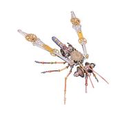 Maquette en Métal 3D, Puzzle Métal 3D Insecte Volant Mécanique Steampunk Kit De Montage, Cadeaux pour Les Amateurs De Puzzles (213 Pièces)
