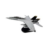 Maquette en métal moulé sous Pression au 1/100e du Chasseur F/A-18F F-18 Objet de Collection et décoration pour Bureau Ensemble de Jeu de Passe-Temps Miniature