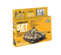 Maquette En Plastique Du Char Roi Tigre 1:72 ITALERI