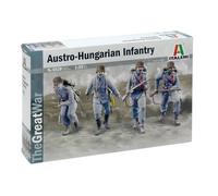 Maquette en plastique - ITALERI - Infanterie Austro-Hongroise (1ère Guerre Mondiale) - 4 figurines - 1/35