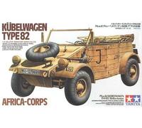 Maquette En Plastique TAMIYA Du Kubelwagen Allemand Type 82 Africa-Corps 1:35