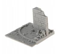 Maquette En Résine 1/35 De Ruines Non Peintes D'une Ville De Guerre
