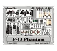 Maquette GENERIQUE MAQUETTE F 4J PHANTOM HASEGAWA 1/72 EDUARD SS209