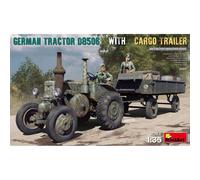 Maquette German Tractor D8506 With Cargo Trailer Miniart 35317 1/35ème Maquette