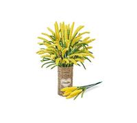 Maquette green slide - bouquet de fleurs - diy - graminées - vase osier