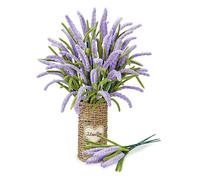 Maquette green slide - bouquet de fleurs - diy - lavande - vase osier