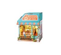 Maquette green slide - scènes miniatures - café cosy - led - 112 pièces