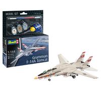 Revell Grumman F-14A Tomcat 63782 Maquette en plastique non construit/non peint à l'échelle 1:144 avec accessoires