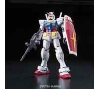 Maquette Gundam Rx-78-2 Gunpla RG 1/144 - BANDAI - Plastique - Blanc et Multicolore