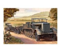 Maquette Half-Track Allemand Sd.Kfz.9 (18t) Avec Remorque Sd.Ah.116-Trumpeter