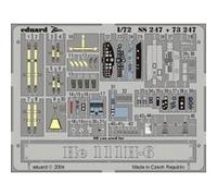 MAQUETTE HE 111 H 6 HASEGAWA 1/72 EDUARD SS247 G