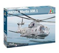 Maquette Hélicoptère Aw101 Merlin Hm.1 |italeri|1486| 1:72 Maquette Char Promo