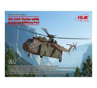 Maquette Hélicoptère Ch-54a Tarhe With Universal Military Pod |icm|53057| 1:35