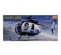 Maquette hélicoptère de police hughes 500d academy G