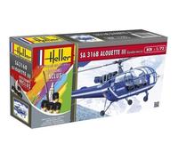 Maquette hélicoptère - HELLER - SA ALOUETTE III GENDARMERIE - Echelle 1/72