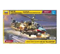 Maquette Hélicoptère Ka-52 Alligator Russian Attack Helicopter - Zvezda - 1:48-Zvezda Multicolore
