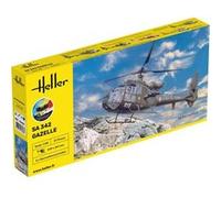 Maquette hélicoptère : Kit complet : SA 342 Gazelle Heller