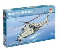 Maquette Hélicoptère Mil Mi-24/mi-35 Hind |italeri|1432| 1:72 Maquette Char Prom