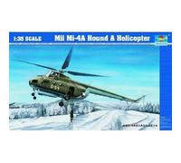 Maquette hélicoptère Mil Mi-4A Hound A Helicopter - TRUMPETER - 1:35 - TRU05101