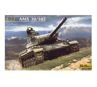 Maquette - HELLER - Char AMX 30-105 - Vert - 74 pièces