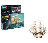 Revell Maquette HMS Beagle 1/96 en plastique non construit/non peint avec accessoires Réf. 65458