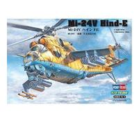 Maquette - HOBBY BOSS - Mi-24V HIND-E - Avion en plastique noir - Pour enfant de 15 ans et plus