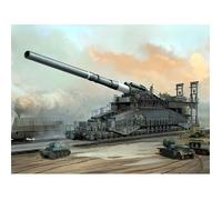 Maquette - HOBBY BOSS - Railways Gun Dora - 80cm K(E) - Allemand - 1/72