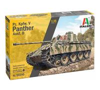 Maquette Italeri 1/35 Panther Ausf D Avec Photodécoupe Et 4 Décorations, Char Al